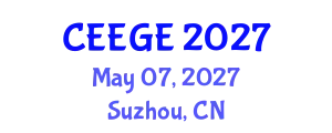 International Conference on Electrical Engineering and Green Energy (CEEGE) May 07, 2027 - Suzhou, China