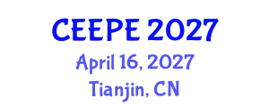 International Conference on Energy, Electrical and Power Engineering (CEEPE) April 16, 2027 - Tianjin, China