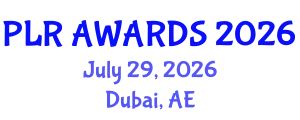 International Phenomenological Research Awards (PLR AWARDS) July 29, 2026 - Dubai, United Arab Emirates