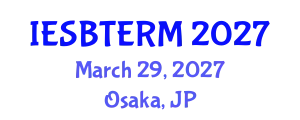 International Experts Summit on Biomaterials, Tissue Engineering, and Regenerative Medicine March 29, 2027 - Osaka, Japan