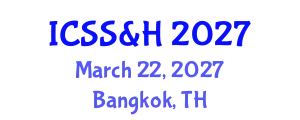 International Conference on Social Sciences & Humanities March 22, 2027 - Bangkok, Thailand