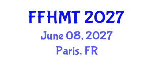 International Conference of Fluid Flow, Heat and Mass Transfer (FFHMT) June 08, 2027 - Paris, France