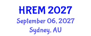 High Risk Emergency Medicine (HREM) September 06, 2027 - Sydney, Australia
