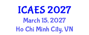 International Conference on Advances in Engineering Systems March 15, 2027 - Ho Chi Minh City, Vietnam