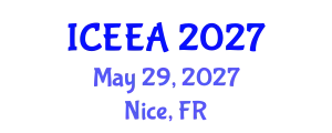 International Conference on Environmental Engineering and Applications (ICEEA) May 29, 2027 - Nice, France