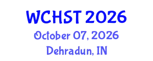 World Congress on Health Sciences and Technology (WCHST) October 07, 2026 - Dehradun, India