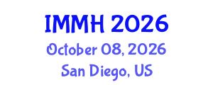 Integrative Medicine for Mental Health Conference (IMMH) October 08, 2026 - San Diego, United States