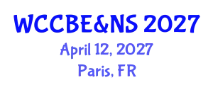 World Conference on Chemical, Biological, Environmental & Natural Science April 12, 2027 - Paris, France