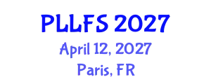 World Congress on Languages, Literature and Film Studies (PLLFS) April 12, 2027 - Paris, France