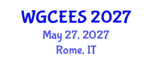 World Green Chemistry & Environmental Engineering Summit (WGCEES) May 27, 2027 - Rome, Italy