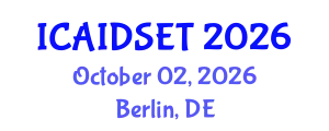 International Conference on Artificial Intelligence, Data Science & Emerging Technologies (ICAIDSET) October 02, 2026 - Berlin, Germany