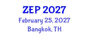 International Conference on Sustainable Infrastructure and Future Technologies (ZEP) February 25, 2027 - Bangkok, Thailand