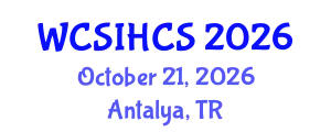 World Conference on Social Innovation, Humanities & Cultural Studies (WCSIHCS) October 21, 2026 - Antalya, Turkey