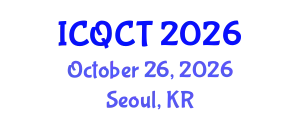 International Connect on Quantum Computing and Technologies October 26, 2026 - Seoul, Republic of Korea
