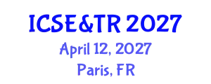 International Conference on Science, Engineering & Technology Research April 12, 2027 - Paris, France
