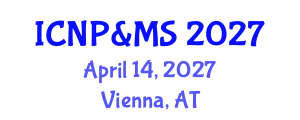 International Congress on Nursing, Pharmaceutical & Medical Sciences April 14, 2027 - Vienna, Austria