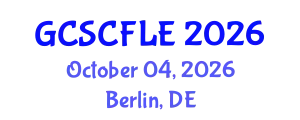 Global Conference on Smart Education, Culture & Future Learning Ecosystems (GCSCFLE) October 04, 2026 - Berlin, Germany