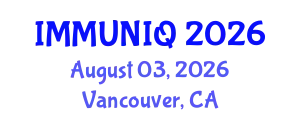 Immunology Conference (IMMUNIQ) August 03, 2026 - Vancouver, Canada