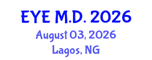 Ophthalmology Conference (EYE M.D.) August 03, 2026 - Lagos, Nigeria