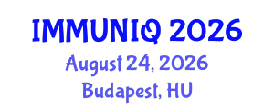 Immunology Conference (IMMUNIQ) August 24, 2026 - Budapest, Hungary