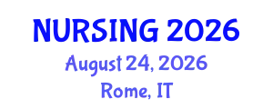 Nursing Conference (NURSING) August 24, 2026 - Rome, Italy