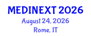 Frontiers in Medicine and Health Care Conference (MEDINEXT) August 24, 2026 - Rome, Italy