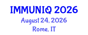 Immunology Conference (IMMUNIQ) August 24, 2026 - Rome, Italy