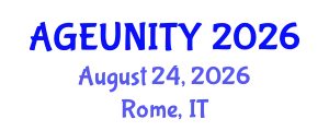 Geriatrics Conference (AGEUNITY) August 24, 2026 - Rome, Italy