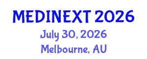 Frontiers in Medicine and Health Care Conference (MEDINEXT) July 30, 2026 - Melbourne, Australia