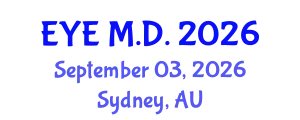 Ophthalmology Conference (EYE M.D.) September 03, 2026 - Sydney, Australia