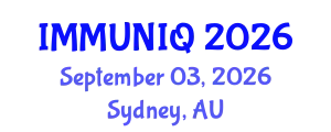 Immunology Conference (IMMUNIQ) September 03, 2026 - Sydney, Australia