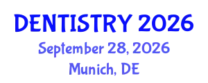 Dentistry Conference (DENTISTRY) September 28, 2026 - Munich, Germany