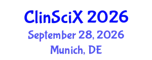 Clinical Sciences Exchange (ClinSciX) September 28, 2026 - Munich, Germany