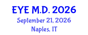 Ophthalmology Conference (EYE M.D.) September 21, 2026 - Naples, Italy