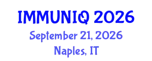 Immunology Conference (IMMUNIQ) September 21, 2026 - Naples, Italy