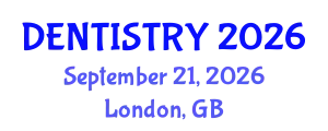 Dentistry Conference (DENTISTRY) September 21, 2026 - London, United Kingdom