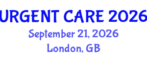 Emergency Medicine Conference (URGENT CARE) September 21, 2026 - London, United Kingdom
