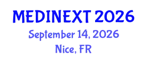 Frontiers in Medicine and Health Care Conference (MEDINEXT) September 14, 2026 - Nice, France