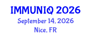 Immunology Conference (IMMUNIQ) September 14, 2026 - Nice, France