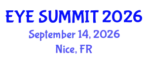 Cataract Conference (EYE SUMMIT) September 14, 2026 - Nice, France