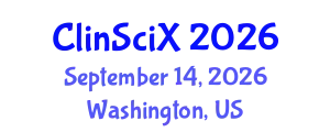 Clinical Sciences Exchange (ClinSciX) September 14, 2026 - Washington, United States