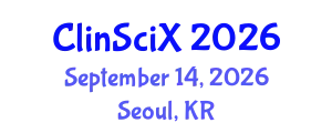 Clinical Sciences Exchange (ClinSciX) September 14, 2026 - Seoul, Republic of Korea