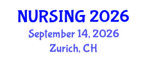 Nursing Conference (NURSING) September 14, 2026 - Zurich, Switzerland