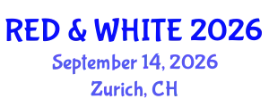Hematology Conference (RED & WHITE) September 14, 2026 - Zurich, Switzerland