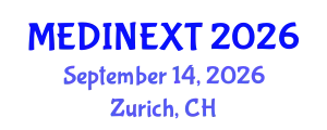 Frontiers in Medicine and Health Care Conference (MEDINEXT) September 14, 2026 - Zurich, Switzerland