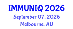 Immunology Conference (IMMUNIQ) September 07, 2026 - Melbourne, Australia