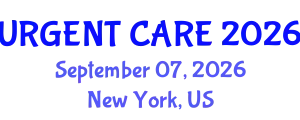 Emergency Medicine Conference (URGENT CARE) September 07, 2026 - New York, United States