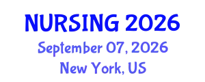 Nursing Conference (NURSING) September 07, 2026 - New York, United States