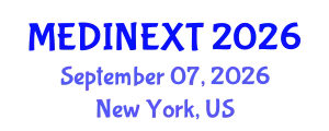 Frontiers in Medicine and Health Care Conference (MEDINEXT) September 07, 2026 - New York, United States