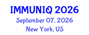 Immunology Conference (IMMUNIQ) September 07, 2026 - New York, United States